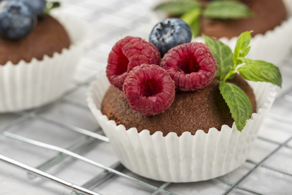 Les ingrédients pour des fondants au chocolat