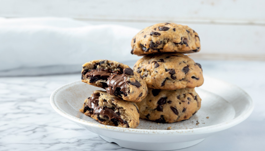 Les ingrédients pour des cookies coeur fondant au Airfryer