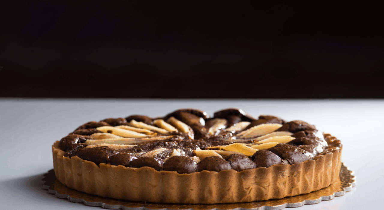 Tarte poire chocolat