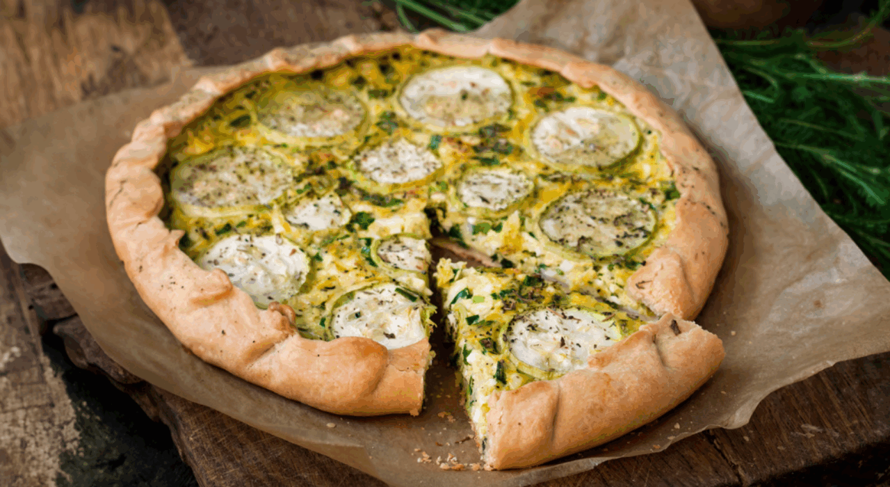 Tarte courgette ricotta