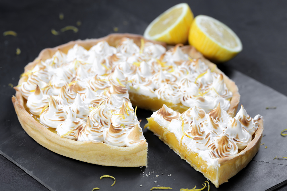 Les ingrédients pour une tarte citron meringuée