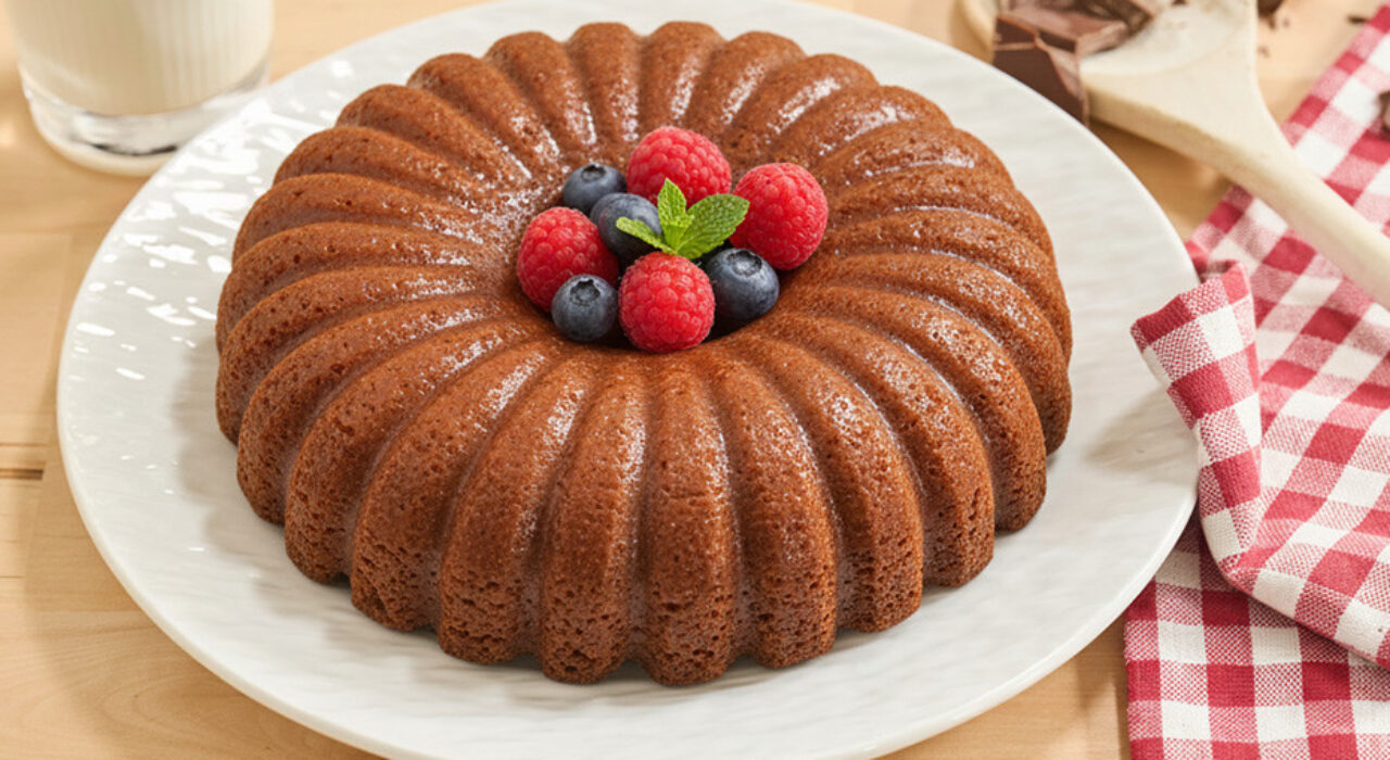 Recette de gâteau au chocolat en rosace