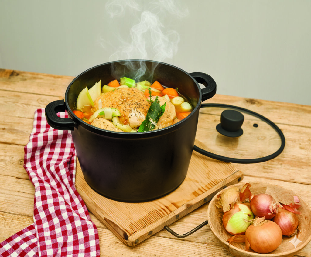 Les ingrédients pour la poule au pot