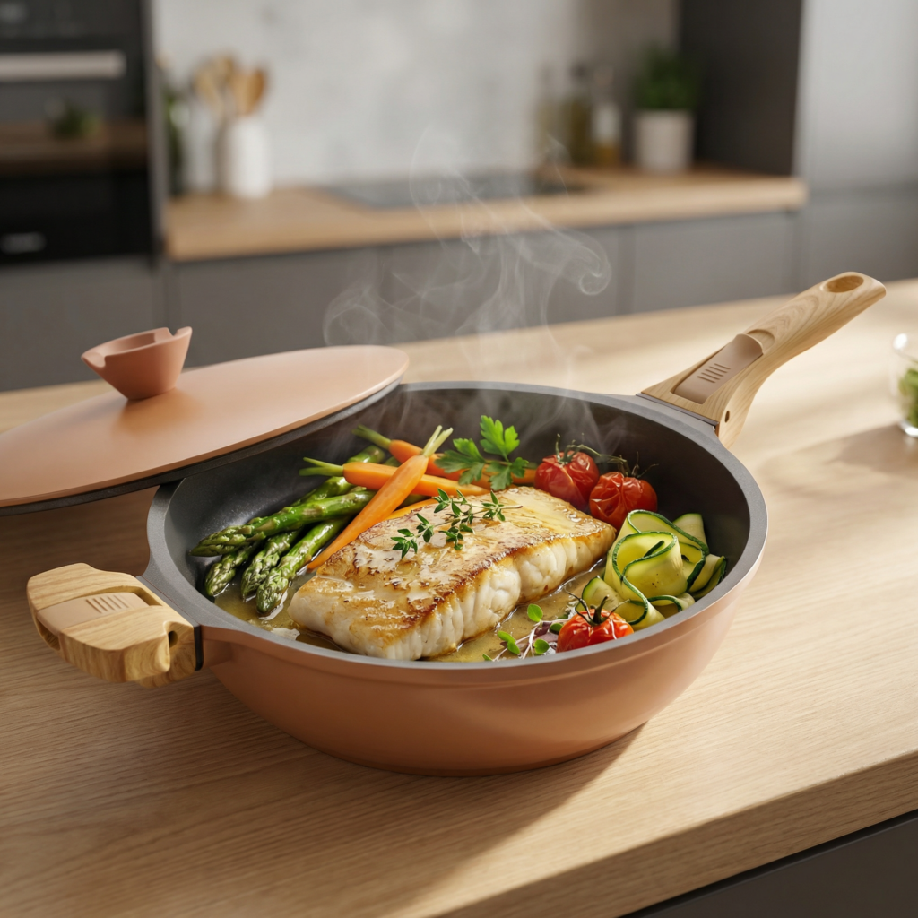 Les ingrédients pour le dos de cabillaud et ses légumes