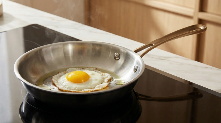 La cuisson de l’oeuf dans l’inox