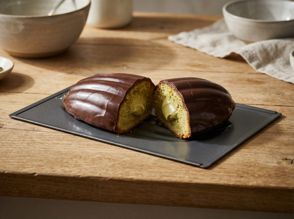 Les ingrédients pour une madeleine XXL