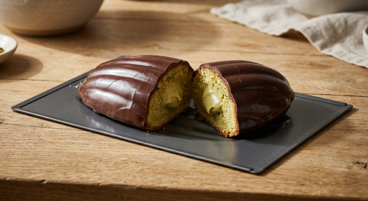 Madeleine XXL chocolat pistache