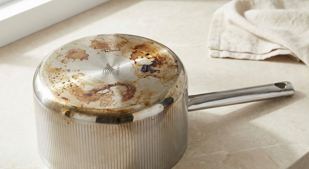 Comment nettoyer une casserole brûlée ?