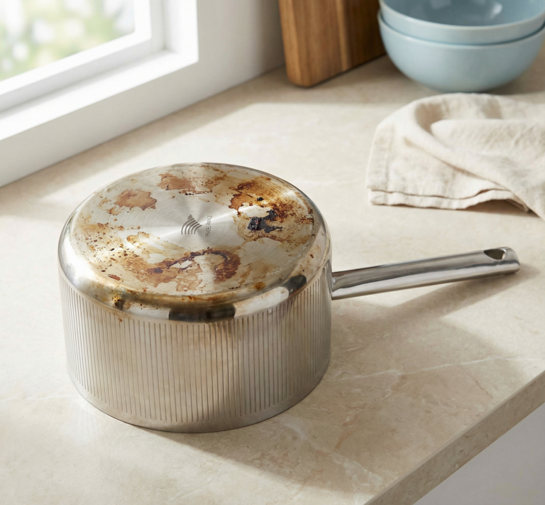 Comment nettoyer une casserole brûlée ?