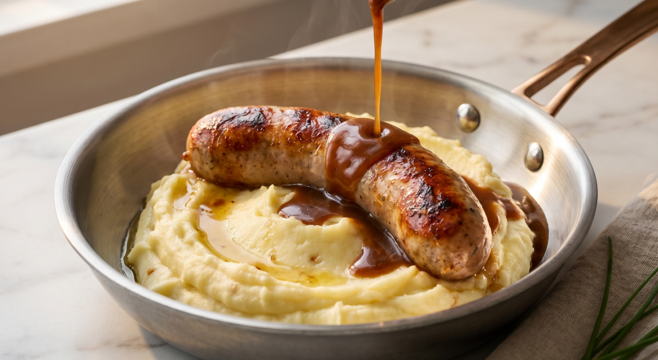 Véritable saucisse purée