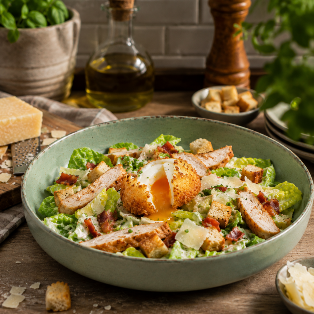 Les ingrédients pour la salade César