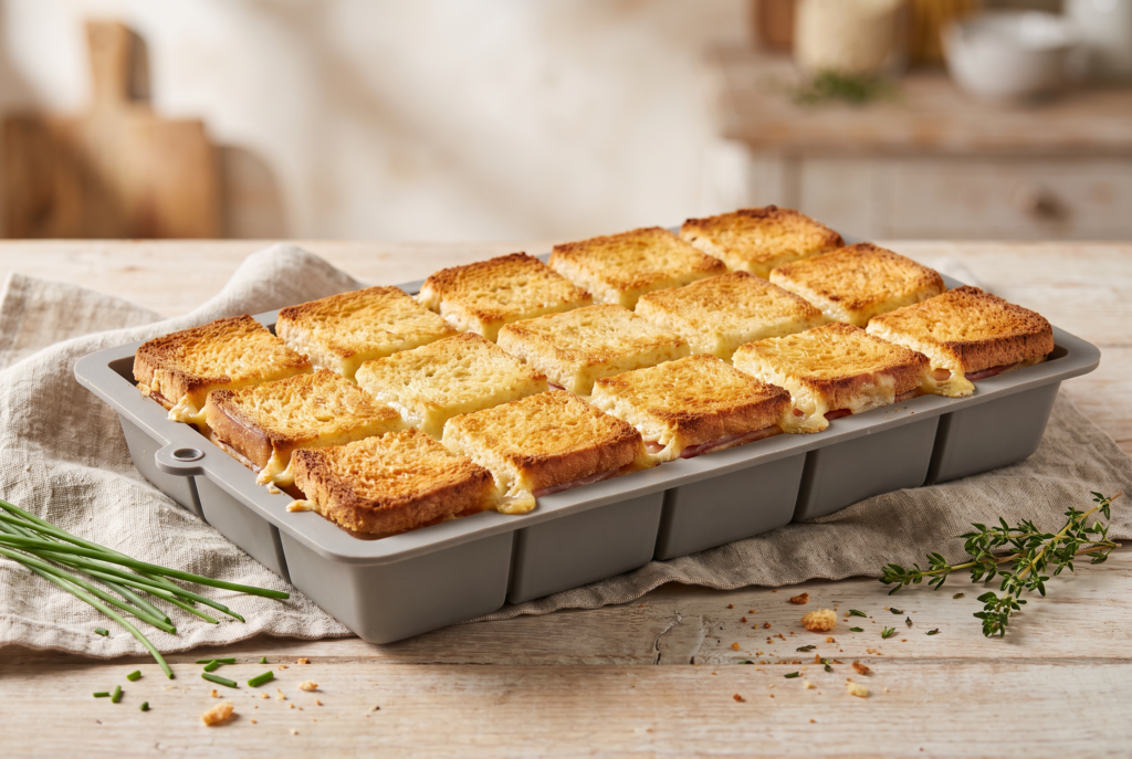 Les ingrédients pour les mini croques-monsieur