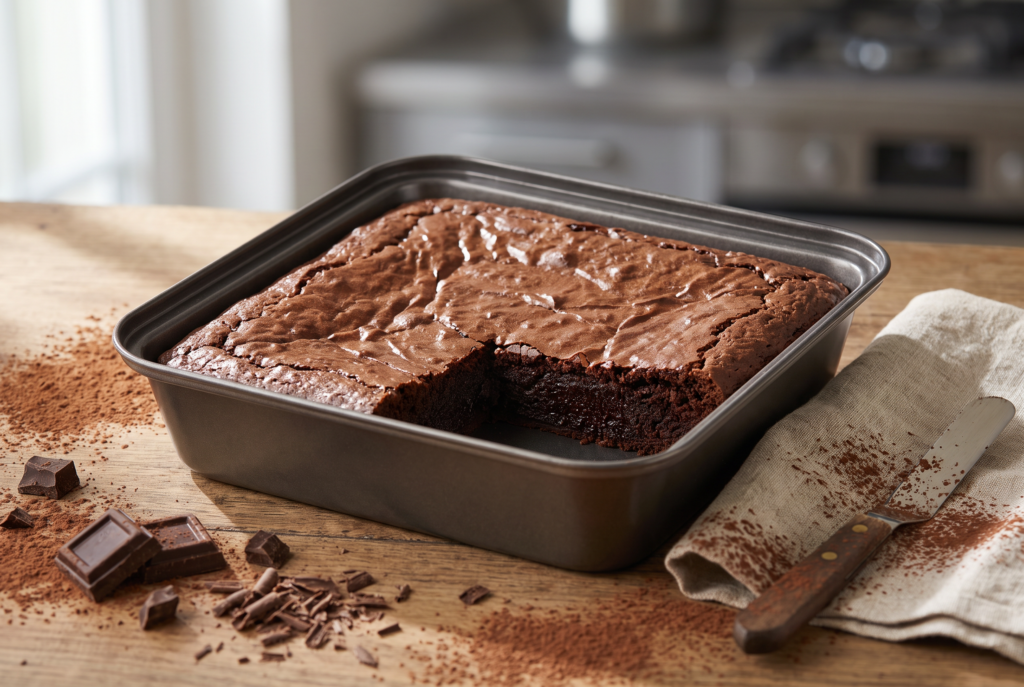 Les ingrédients pour le brownie
