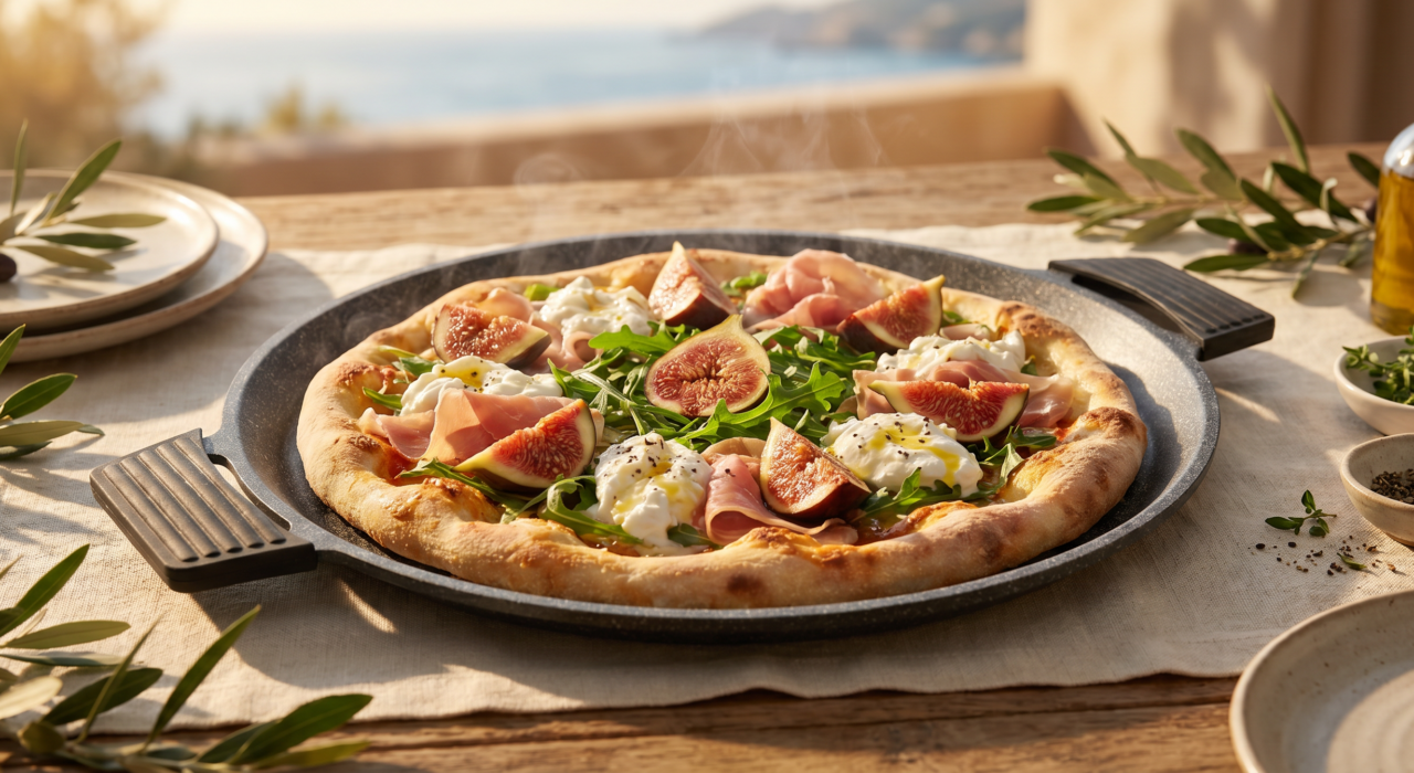 Pizza figues & prosciutto