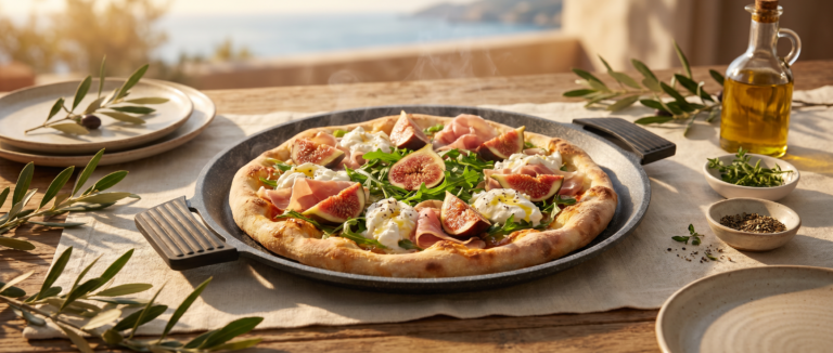 Pizza figues & prosciutto