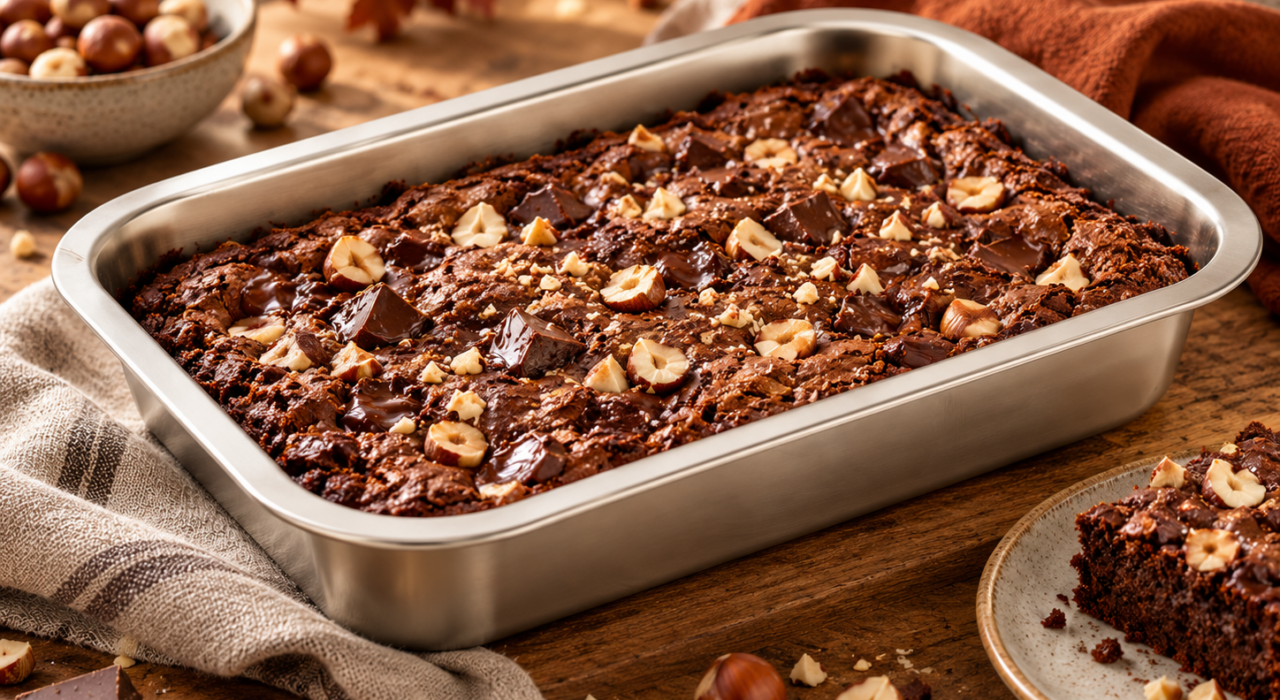 Brownie chocolat & noisettes