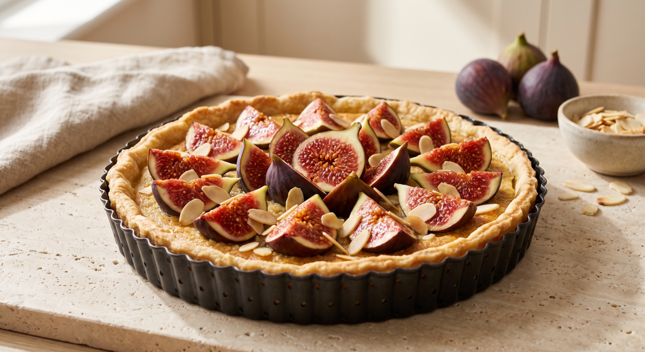 Tarte aux figues fraîches et à la crème d’amande